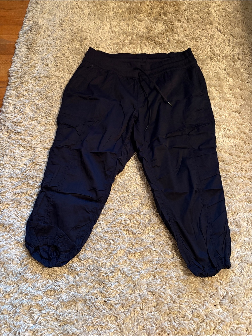 Women's Black Drawstring Jogger Pants